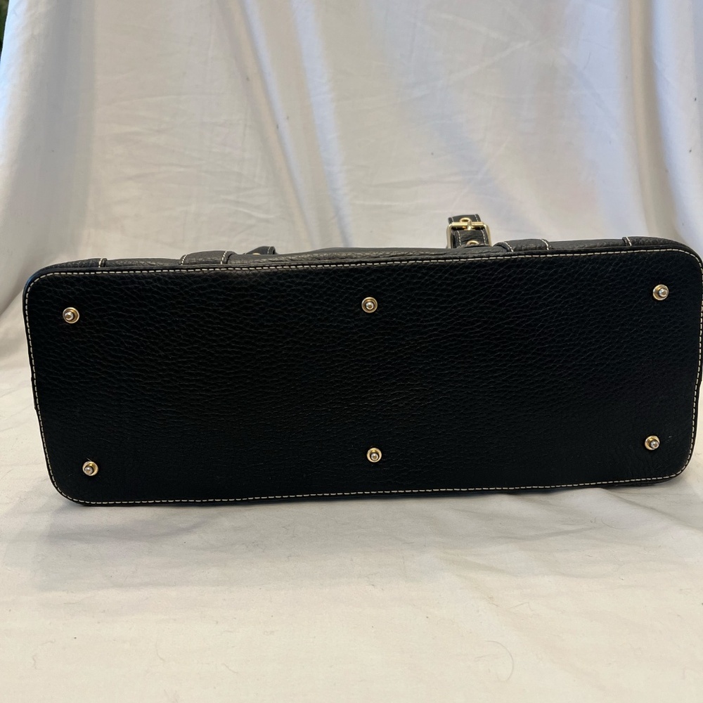 Dooney & Bourke Pebbled Leather Domed Satchel - Picture 6 of 14